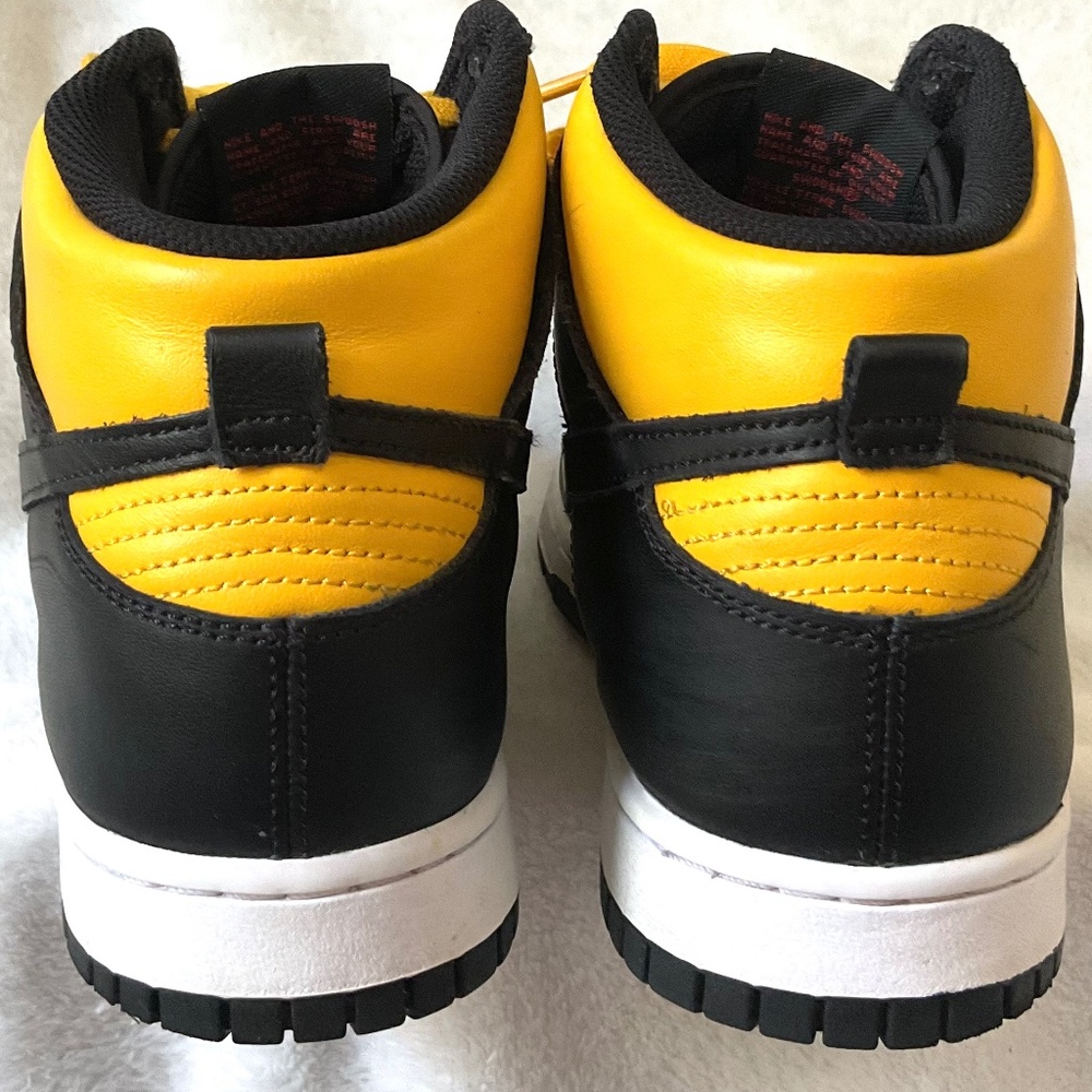 Nike Dunk High Retro Goldenrod Black Yellow DD1399-700 Men’s Sz 9.5 - Picture 7 of 16
